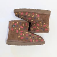 Image 4 of UGG Jona Confetti Logo Brown Kids Boots