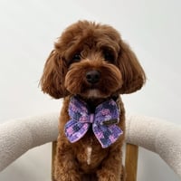 CROCHET BOW - PLUM PETALS