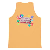 Image 15 of Be More Whimsical Men’s premium tank top