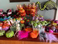 Image 5 of Sunday August 17  Vintage Trash & Treasure Wreath Making Class  Halloween,  Christmas and Beyond!