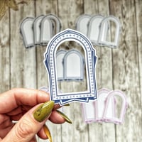 Image 3 of Arch Die Cut Memo Frames | 15 Pieces | 5 Colours