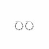 Silver Swirl Earrings