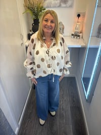 Image 3 of Patricia - Pokka Dot Blouse