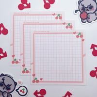 Image 2 of Cherry Memo Sheets