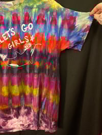 Image 3 of LARGE Lets Go Girls Orca Tie Dye Shirt 4