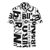 Image 1 of BURN NOTICE - Unisex button shirt
