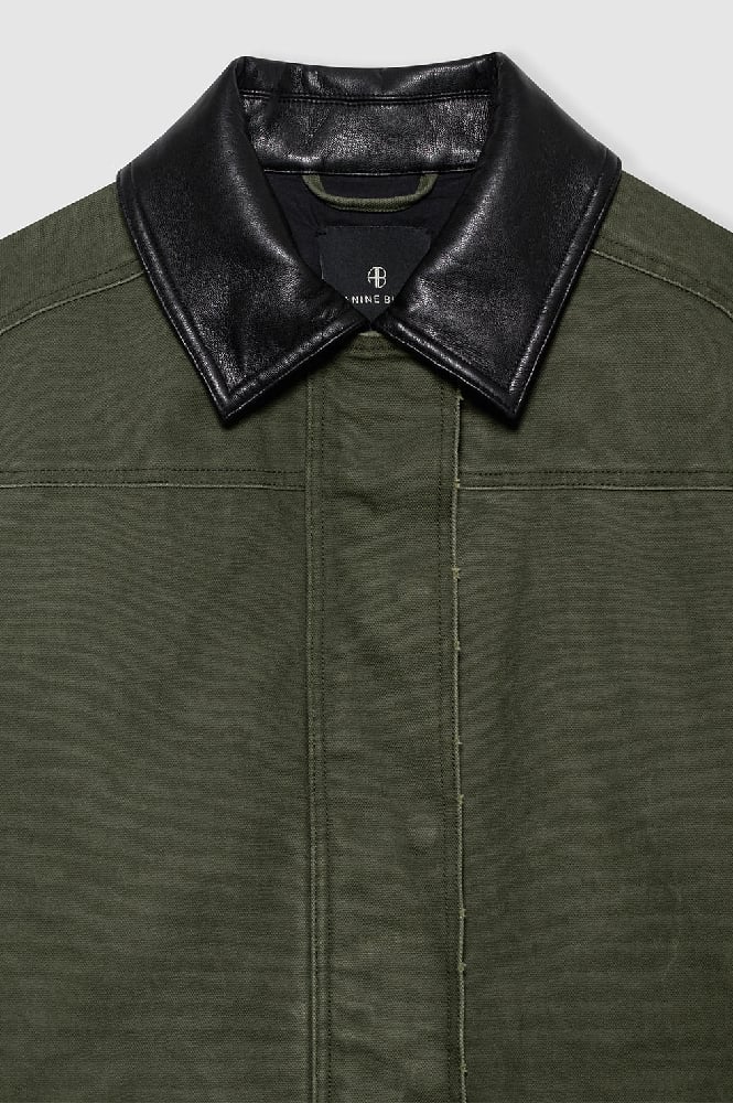 Image of ANINE BING SEAN JACKET ARMY GREEN