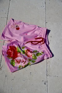 Image 2 of “Midnight Roses” Mesh Shorts