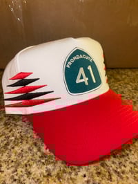 Image 2 of 41 white and red diamonds 