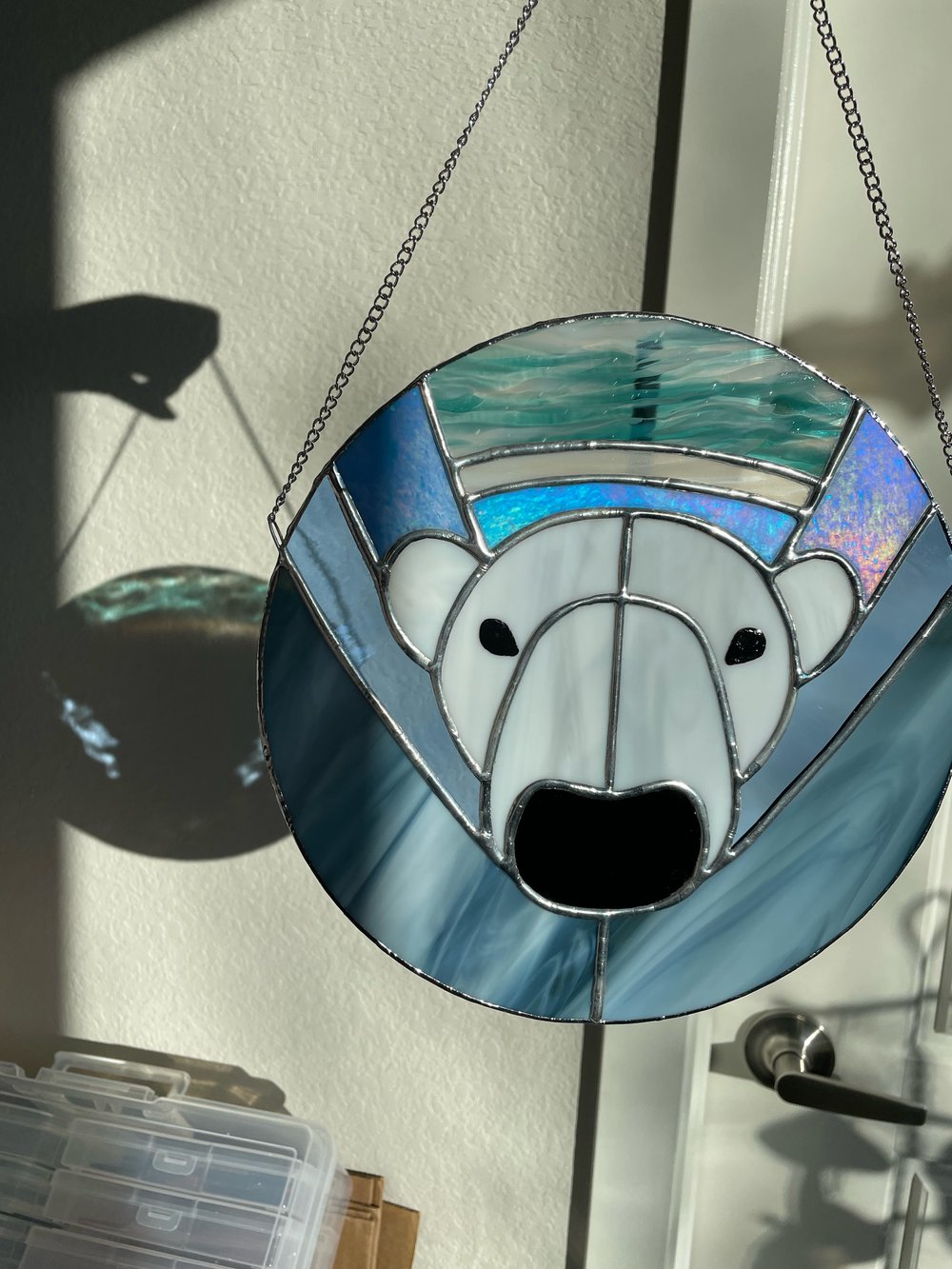 Image of Swimming Polar Bear Panel
