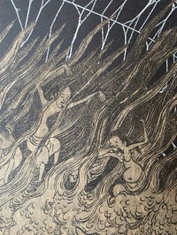 Image 11 of 1800s - Japanese collection  “HELL SCAPE“ with preserved webs. 1