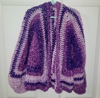 Purple Ombre Kids Cardigan size 6