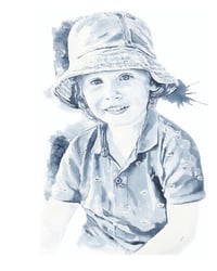 Image 1 of Watercolour Portrait Painting - ORIGINAL