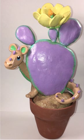 Image of Purple Prickly Pear Cactus 