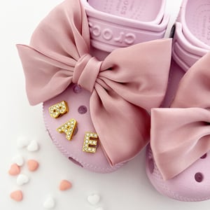 Image of Rhinestone Valentines Croc Charms