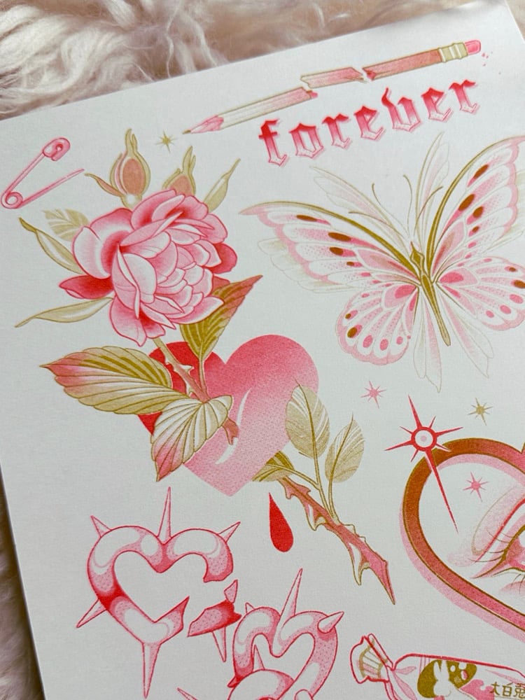 Valentine’s Risograph Print