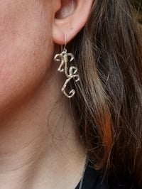 Image 3 of hanging ornament earrings 