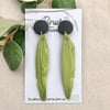 Gum Nut and Leaf Earrings