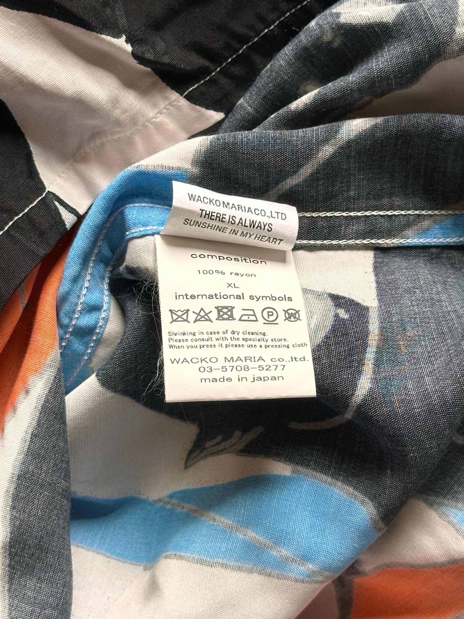Image of Wacko Maria SS22 Nude Button-Up