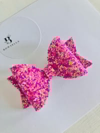 Mermaid glitter bow 