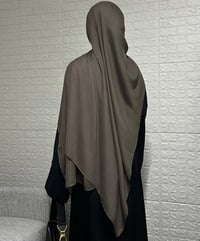 Image 1 of Dark Khaki Modal Hijab