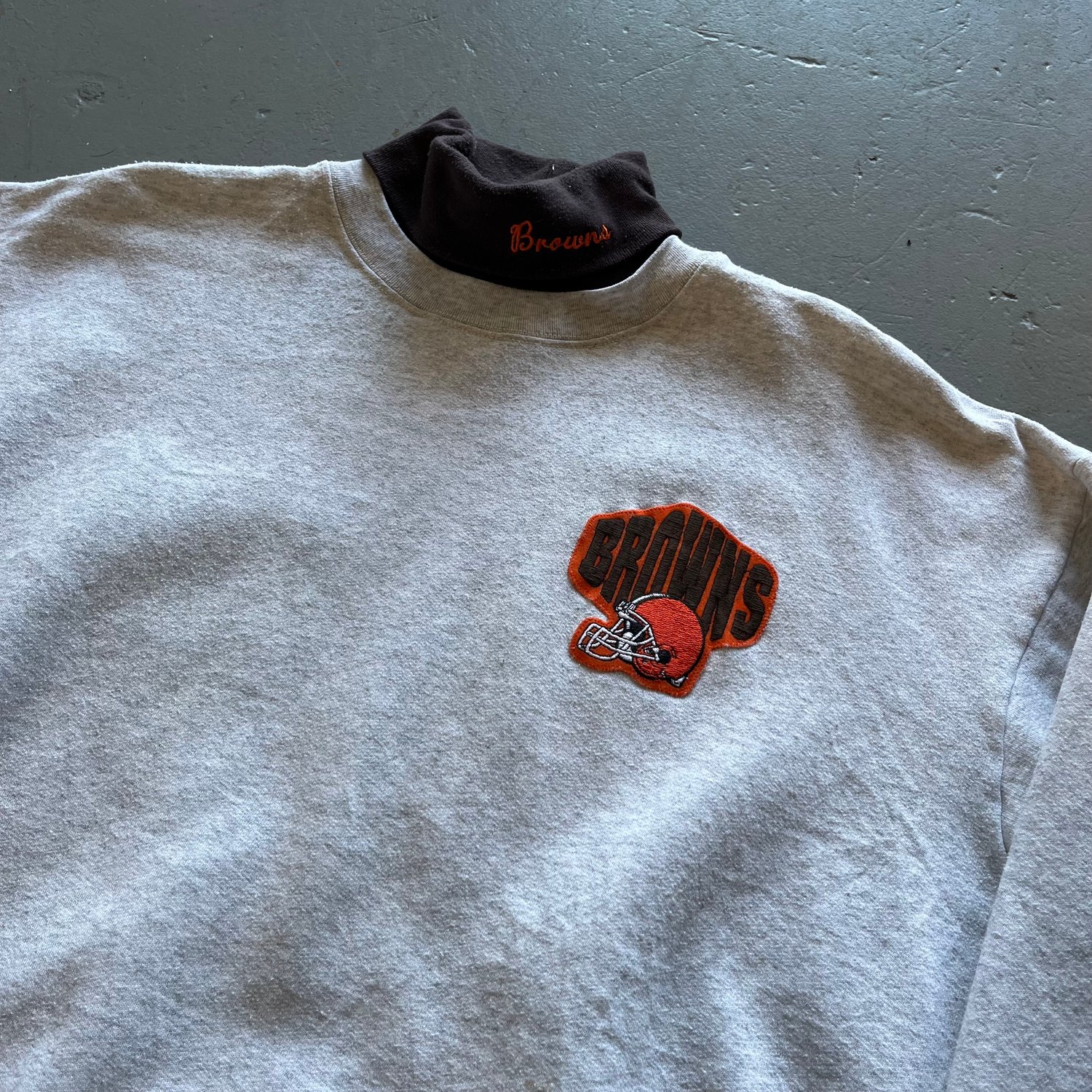 Image of Vintage Cleveland Browns sweatshirt size xl made in USA 