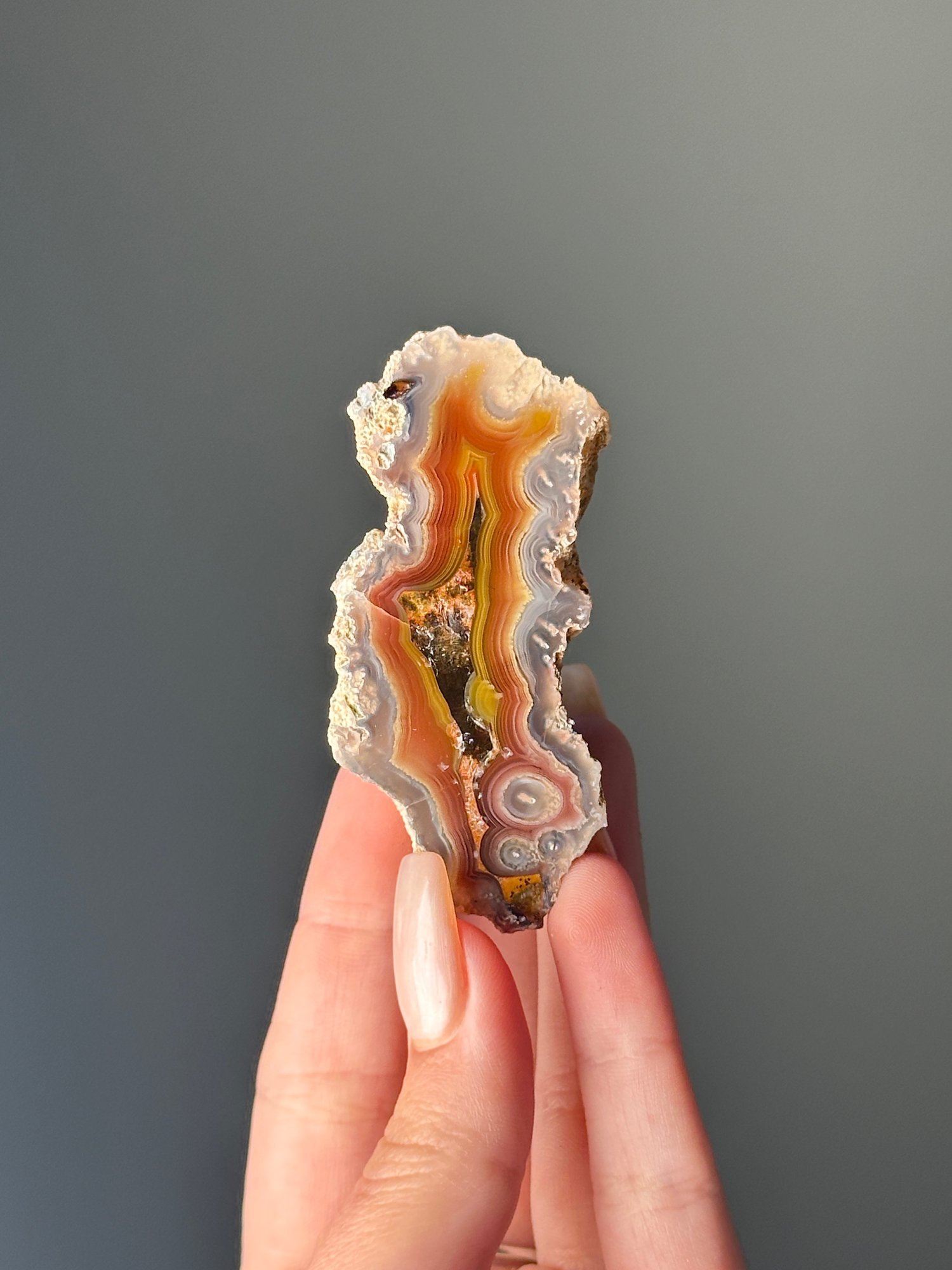 RAINBOW LAGUNA AGATE FROM MEXICO PART B