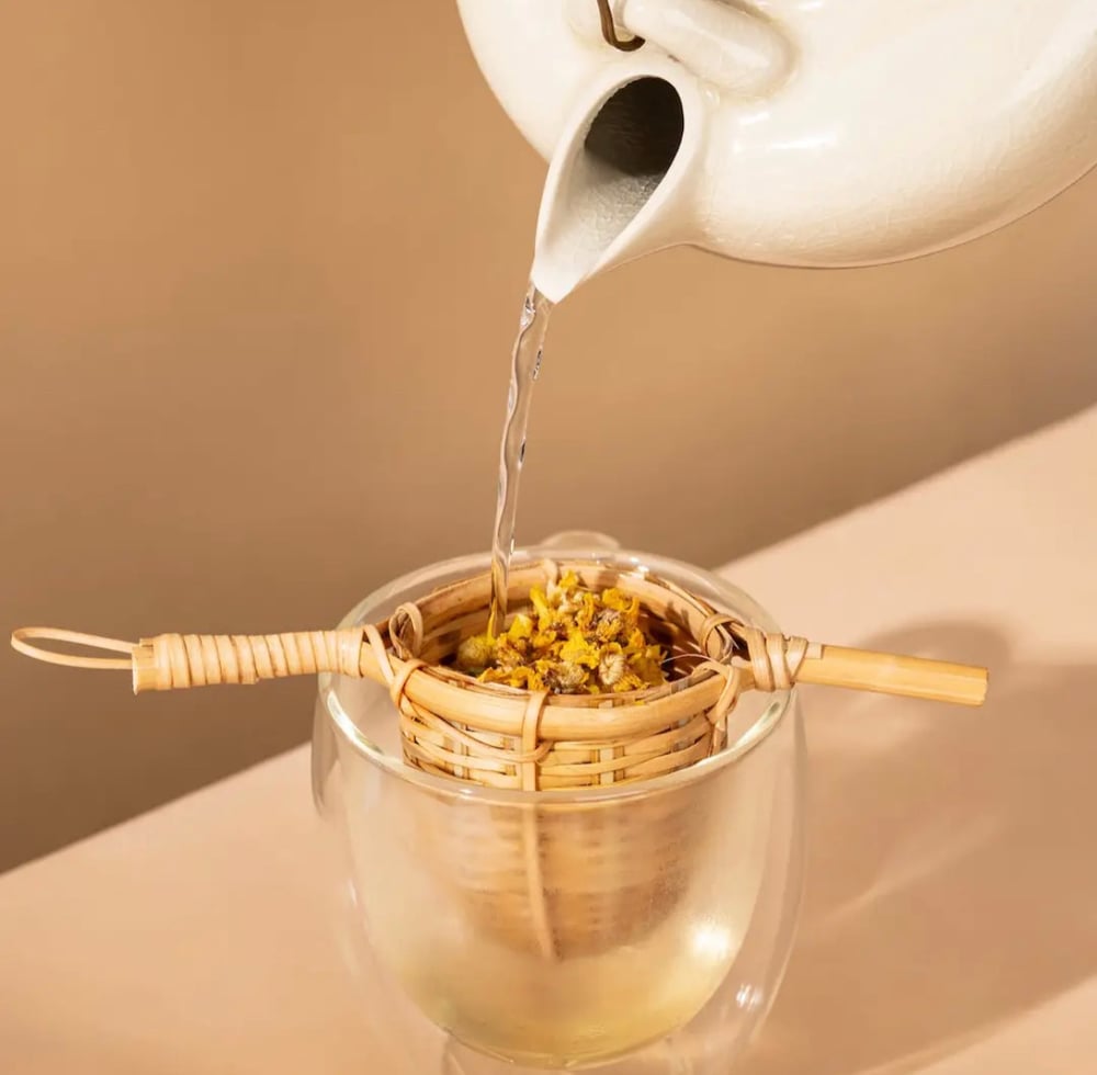 Bamboo Tea Strainer / Wild Ways Farm