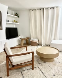 Image 5 of Fauteuil BZ bouclette blanche