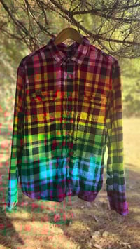Image 9 of Buffalo Rainbow Flannel