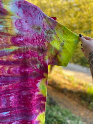 Image of LARGE  Scream Into The Void Tie Dye Shirt