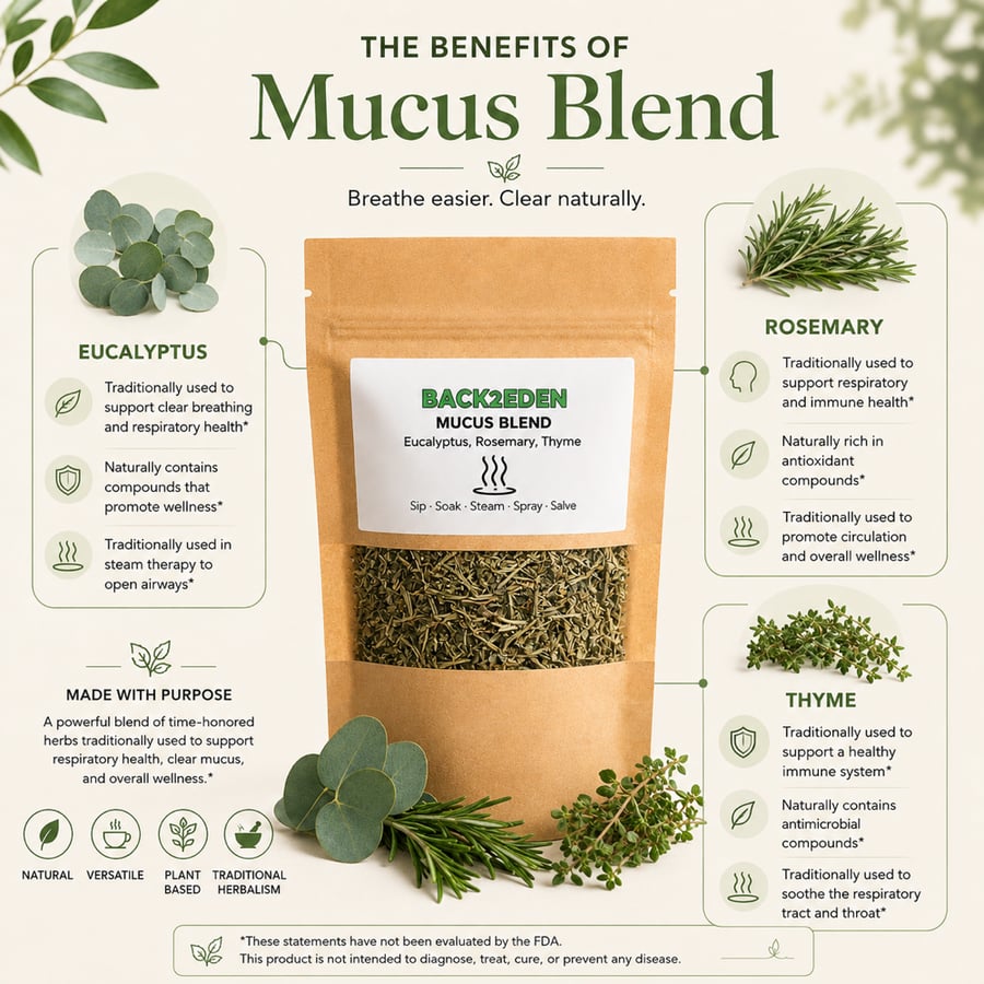 Mucus Cleanse Support Herbal Tea Blend