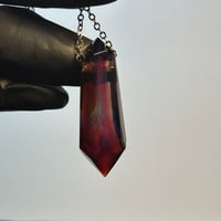 Image 6 of Crystal Pendant 1 - Amber Purple 