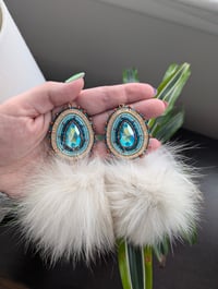 Image 1 of "Crystal Lake" with detachable pompoms