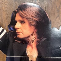 Image 1 of OZZY OSBOURNE NO MORE TEARS PROMO CARDBOARD STAND UP DISPLAY SIGNED BY OZZY!!!