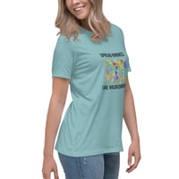 Image 10 of Women's Relaxed T-Shirt, Spread Kindness Like WildflowersTee