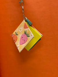 Image 2 of ute Strawberry Sticky Note Cover – Kawaii Stationery Memo Pad