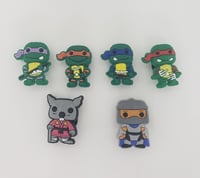 Ninja turtles TMNT shoe charms