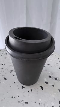 Image 3 of Concrete Coffee Cup Planter