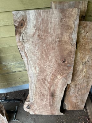 Figured maple coffee