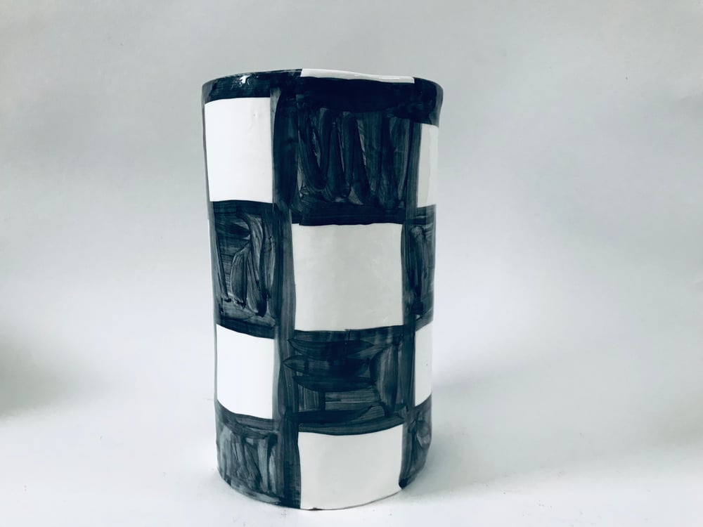 Image of CHEQUERED VASE 