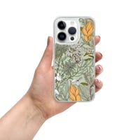 Image 23 of Art Nouveau Inspired Soft Multicolor Boho Floral Sketch Clear Case for iPhone®