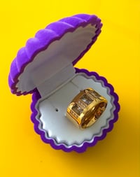 Image 3 of THICK GEM RING 