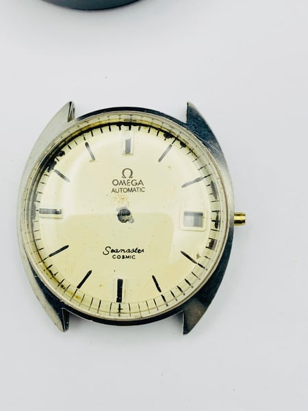 Image of Vintage Omega seamaster cosmic gents watch Case/Dial,stainless steel,used, ref#(om-11)