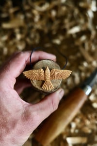 Image 8 of  Raven Pendant Necklace