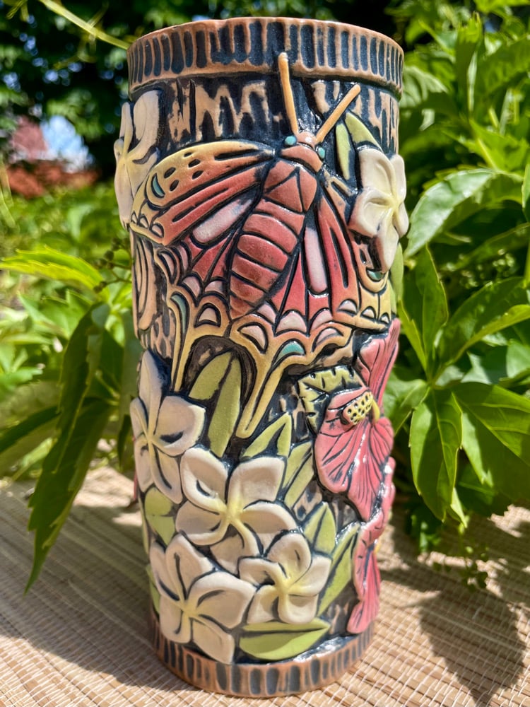 Image of Full Color Floral Peanut Mug