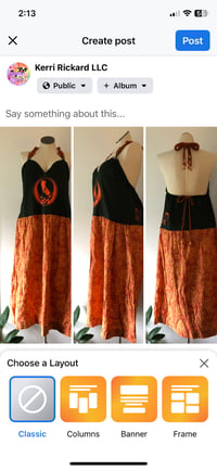 Image 1 of Upcycled “Grateful Dead/ Steal Your Face California” t-shirt halter maxi dress