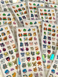 Image 2 of Pokemon Mini Sticker Sheet