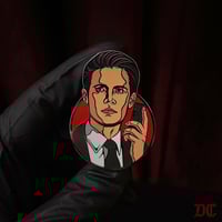 Image 2 of Agent Cooper enamel pin