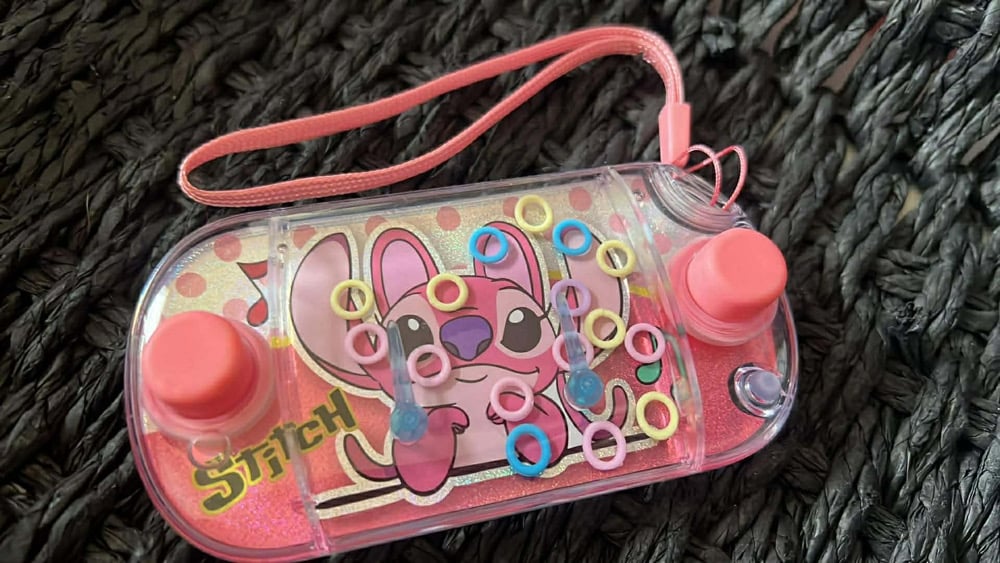 Image of Pink Angel Handheld Watergame W/ Wristlet